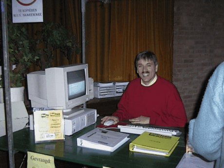 Afbeelding van Ruud rensink in 1997 als trainer van computerprogramma's