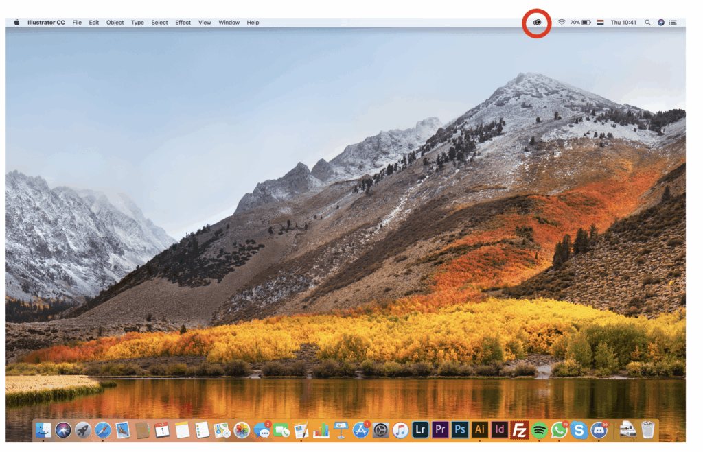 (Taal wijzigen van CC op Mac) Stap 1: Open het Adobe CC programma.