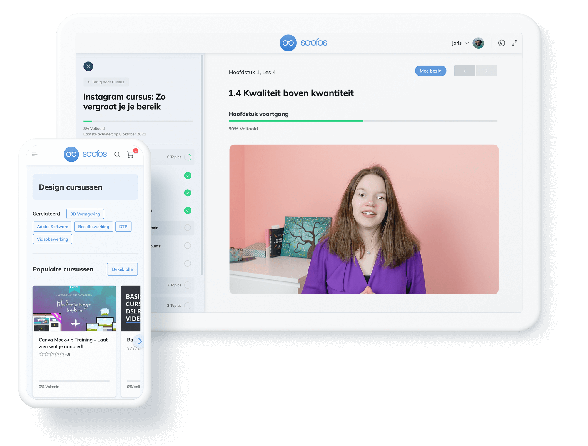 Volledig online leerplatform