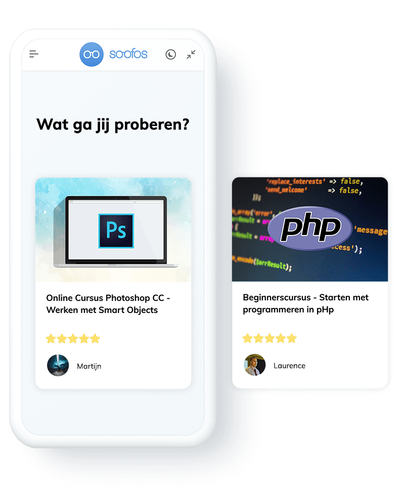 Twee online cursussen die je op Soofos gratis kunt volgen