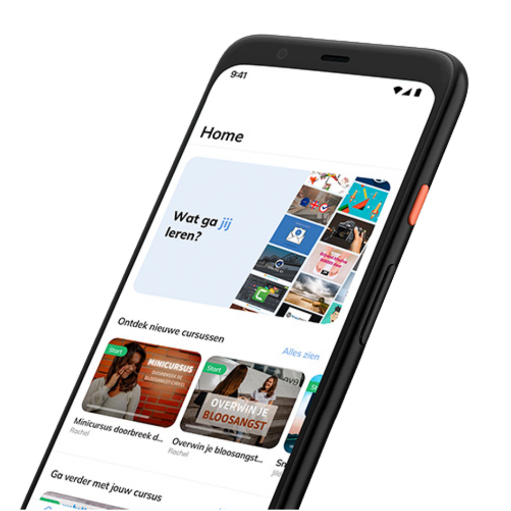Volg al jouw favoriete online cursussen nu met de Soofos app