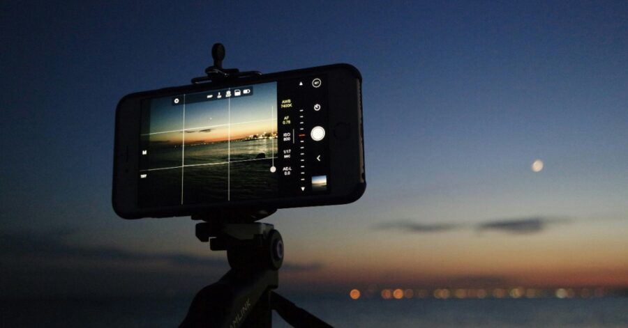 Decoratieve afbeelding voor bij het blog artikel over accessoires voor smartphone fotografie