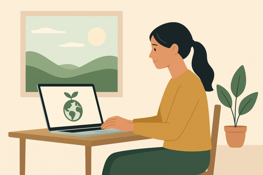 Duurzaamheid en Online leren gaat goed samen. Ontdek wat jij kunt doen op Soofos